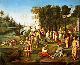 Lorenzo Costa The Garden Of The Peaceful Arts painting